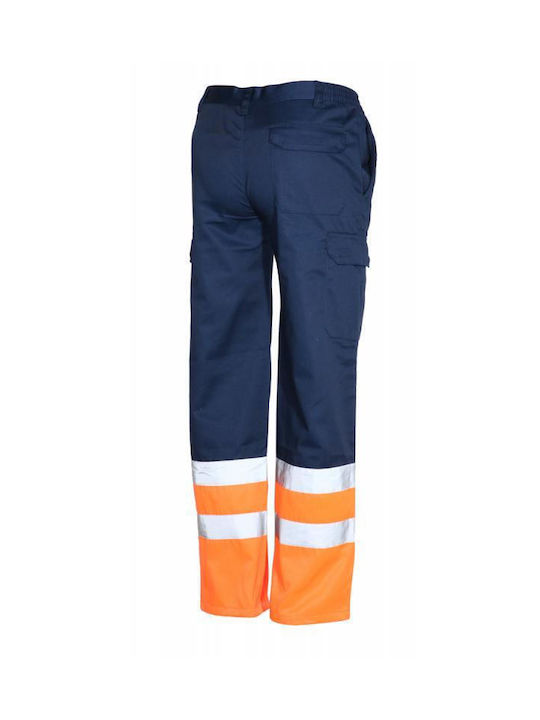 Fageo Reflektierend Arbeitshose Blau