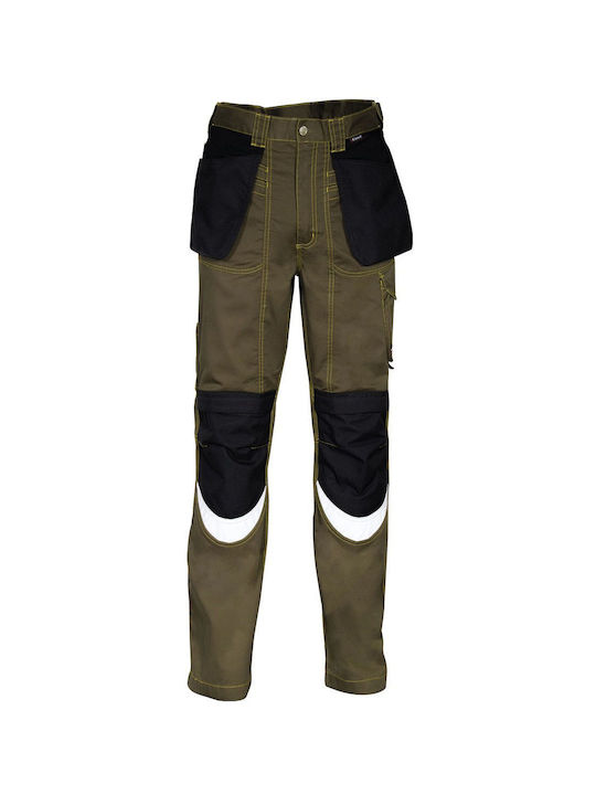 Cofra Bricklayer Work Trousers Brown V015-0-03