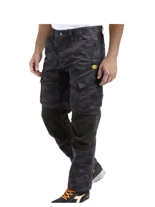 Utility Diadora Cargo Work Trousers Gray