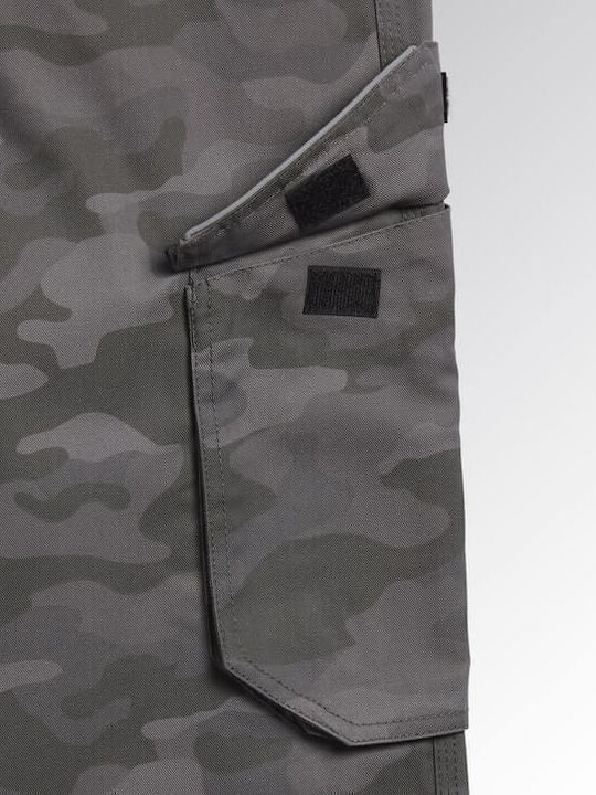 Utility Diadora Staff Cargo Camo Παντελόνι Εργασίας Γκρι