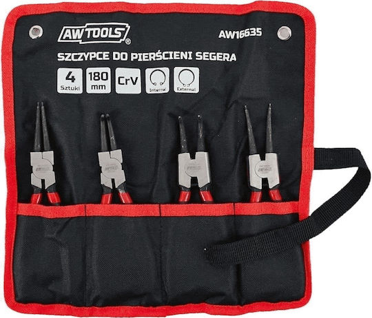 AWTools Clește Pentru Circlip Drept Lungime 180mm