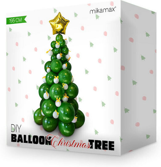 Μπαλόνι Χριστουγέννων Foil Jumbo Πράσινο Diy Balloon Tree 195εκ.