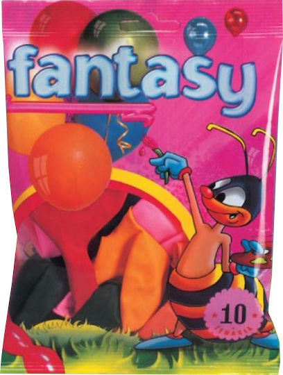 Set 10 Luftballons Latex Bunte