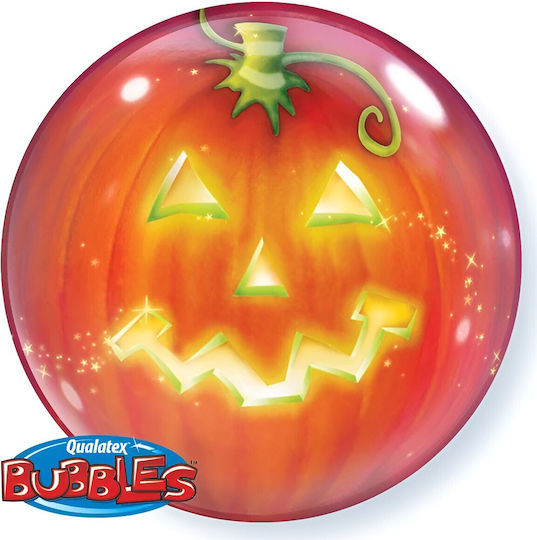 Luftballon Blase Jumbo Rund Orange 56cm
