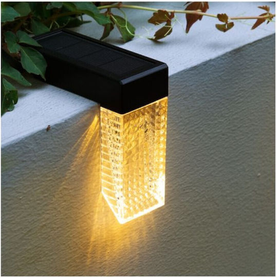 Spot Light Επιτοίχιο Ηλιακό Φωτιστικό 0.5W 50lm με Θερμό Λευκό Φως 3000K IP44