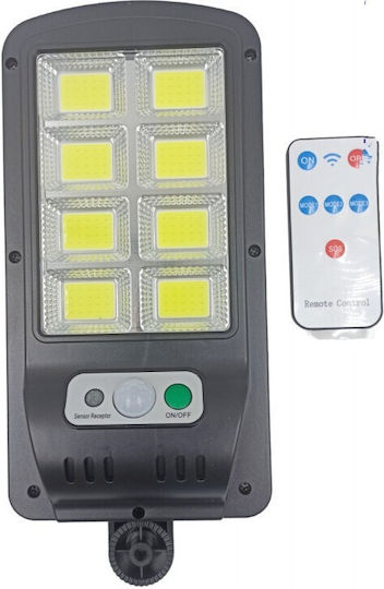 Street Solar Light 400W Cold White 6500K with Motion Sensor and Remote Control IP66 12cmx4cmx28cmcm