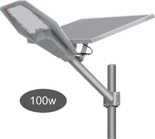 Led Street Solar Light 100W 1150lm with Photocell and Remote Control IP67 150cmx70cmcm