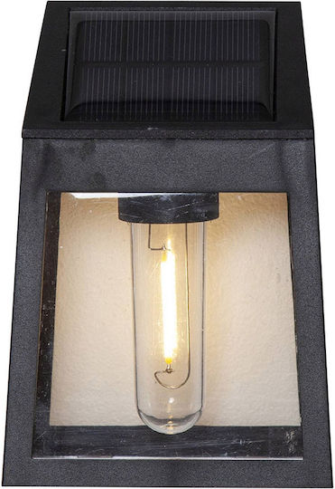 Set 2 Wand-Solarleuchten 10lm Warmes Weiß 3000K mit Fotokontakt