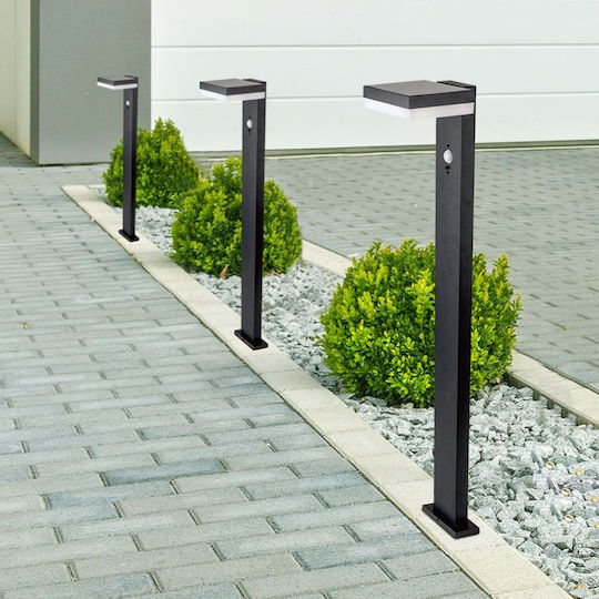 V-TAC Solar Light Floor Column 5.5W 220lm Warm White 3000K with Motion Sensor IP54 15.5cmx22.9cmx15.5cmcm
