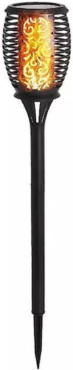 XF-6017 Spiked Solar Light Torch with Warm White Light IP65 20.5cmx6cmcm
