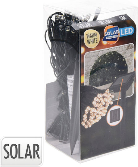 Lifetime Hängend Solarleuchte Girlande Warmes Weiß mit Fotokontakt IP44
