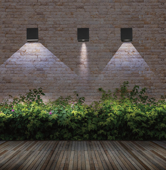 Viokef Wall Mounted Solar Light 3W 840lm Warm White 3000K with Motion Sensor IP65 15cmx15cmcm
