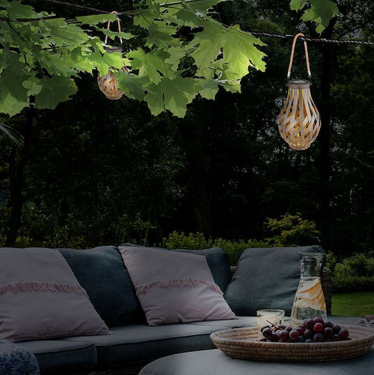 Globo Lighting Solarleuchte Boden Ampel Warmes Weiß 3000K mit Fotokontakt IP44