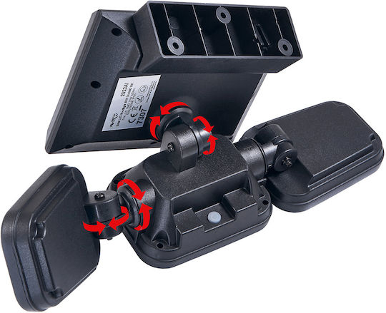 Masterled Lampă Solară 15W 450lm Alb Natural 4500K cu Fotocelulă IP54