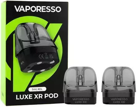 Vaporesso Luxe Xr Резервен Pod в Черен цвят 5мл МТЛ 1бр