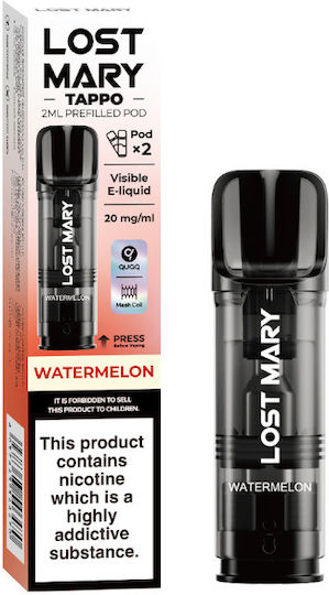 Lost Mary Ανταλλακτικά Pod 2τμχ Watermelon 2ml 20mg