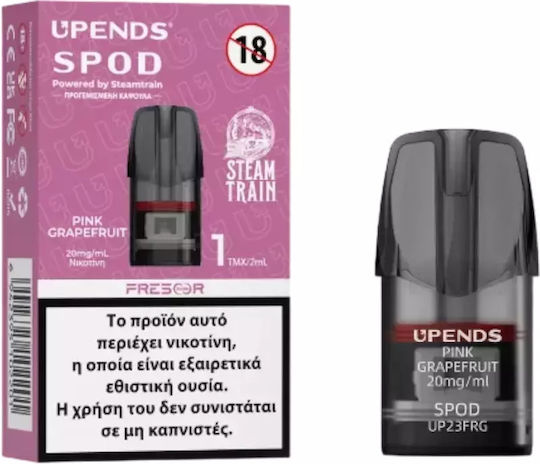 Steam Train Pink Grapefruit Ανταλλακτικό Pod σε Ροζ χρώμα 2ml