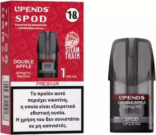 Steam Train Double Apple Ανταλλακτικό Pod σε Κόκκινο χρώμα 2ml
