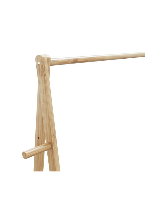 vidaXL Floor Garment Rack made of Bamboo Brown 96x45.5x150.5cm