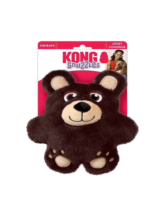 Kong Snuzzles Bear Λούτρινο Παιχνίδι Σκύλου Medium 21εκ. Καφέ Kong Snuzzles Bear Λούτρινο Παιχνίδι Σκύλου Medium 21εκ. Καφέ