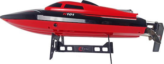 Lean Toys Powerboat H101 Teleghidat Navă Roșu