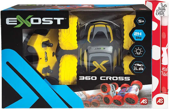 Exost Cross Remote Controlled Car Stunt Yellow