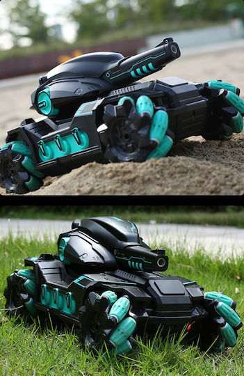 Радиоуправляемо Резервоар 4WD Черен