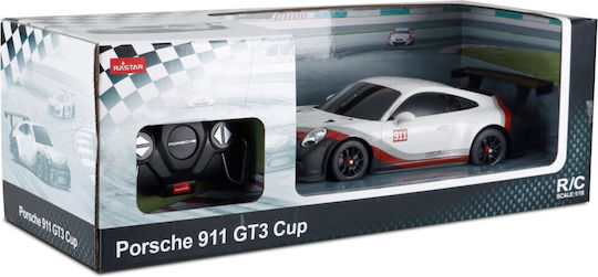 Rastar Porsche 911 GT3 Cup Радиоуправляемо Автомобил Дрифт 2WD Бял