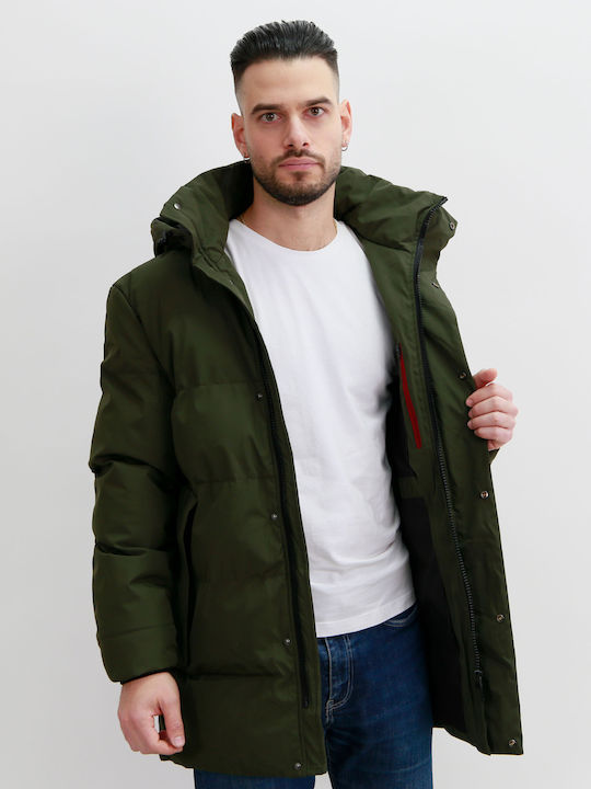 Winter Jacket Puffer Olive