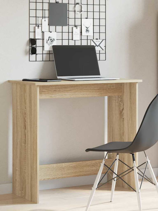 Desk Wooden Sonoma Oak 80x40x75cm