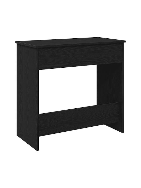 Бюро Отделено С Дърво Черно 80x40x75см