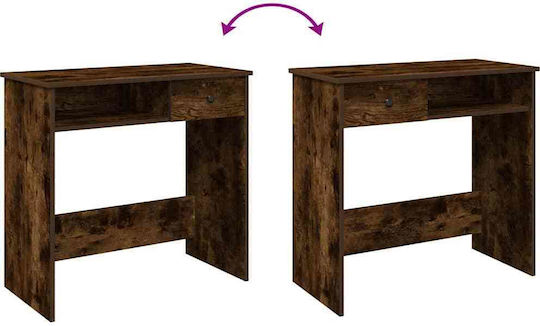 Schreibtisch Holz Smoky Oak 80x40x75cm