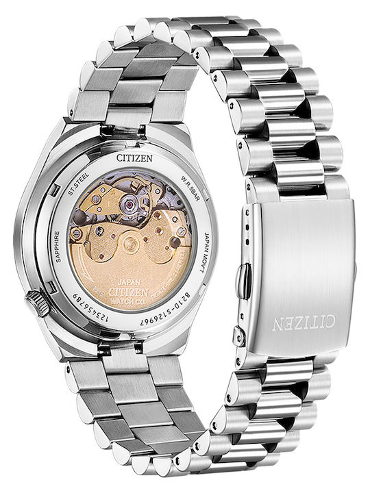 Citizen Tsuyosa Men's Watch 40mm Automatic with Silver Metal Bracelet
