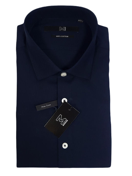 Cu mânecă lungă Cămașă Dark Navy