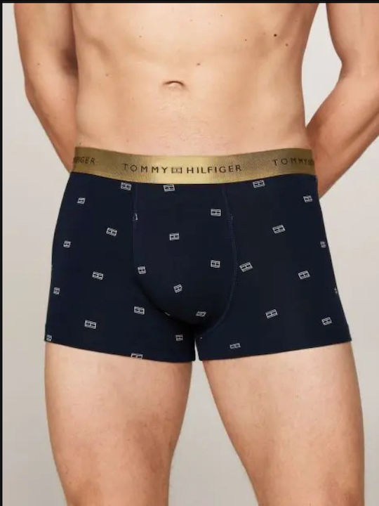 Tommy Hilfiger Men's Boxer Blue Black