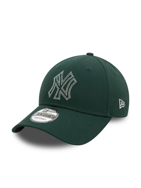 New Era Metallic Outline Jockey Green