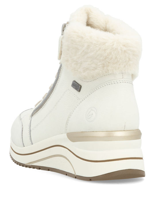 Women's Ankle Boots Platform White