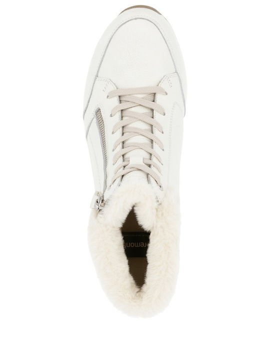 Women's Ankle Boots Platform White