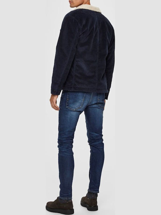Ανδρικό Παντελόνι Τζιν με Slim Εφαρμογή D.blue