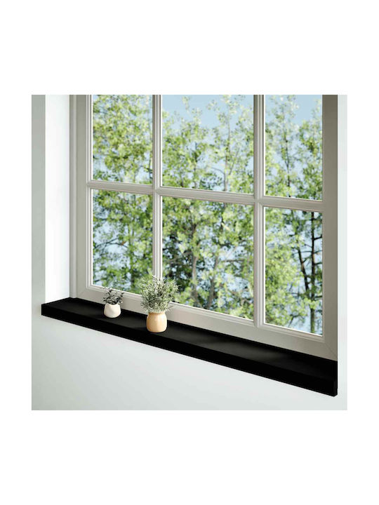 vidaXL Window Sill Wooden W110xH15cm