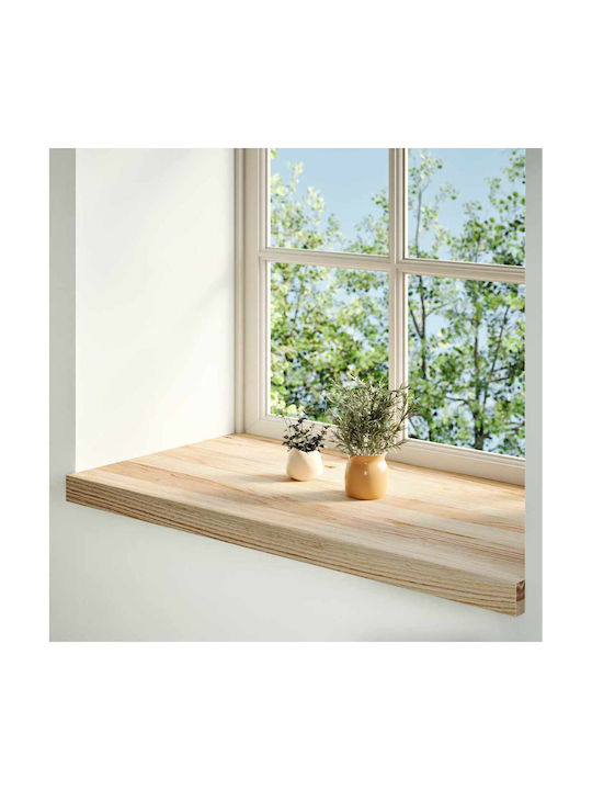 vidaXL Window Sill Wooden W90xH40cm