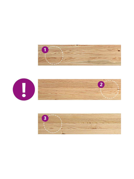 vidaXL Window Sill Wooden W80xH20cm