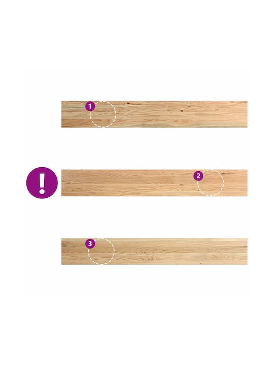 vidaXL Window Sill Wooden W140xH20cm