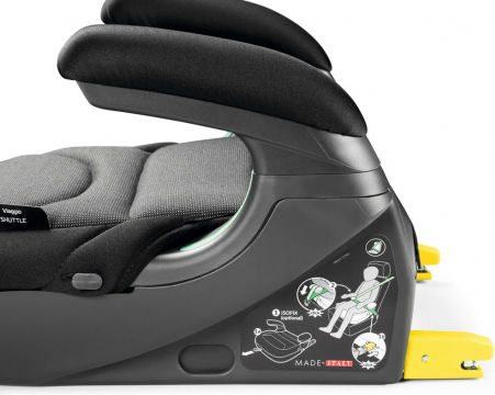 Peg Perego Viaggio 2-3 Shuttle Car Booster Seat i-Size with Isofix Crystal Black