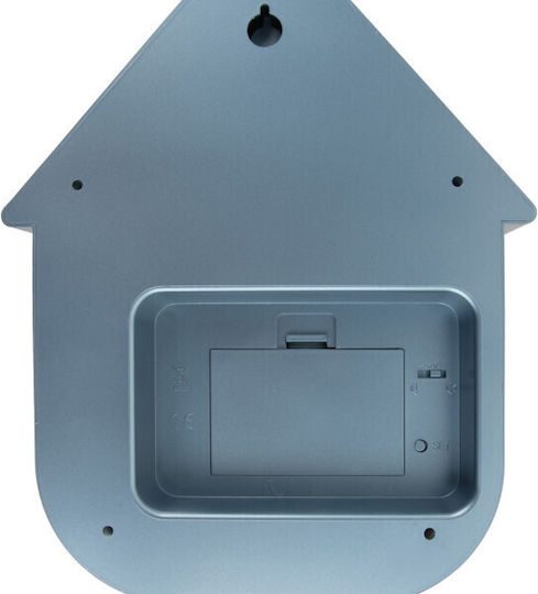 Karlsson Cuckoo Wall Clock Abs 21.5x8.5x41 I Metallic Dark Blue