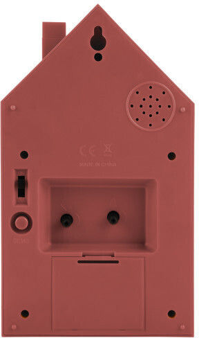 Karlsson Cuckoo Επιτραπέζιο Ρολόι Ξυπνητήρι Abs 12x6x20 I Red Ochre
