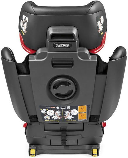 Peg Perego Viaggio 2-3 Flex Καθισματάκι Αυτοκινήτου με Isofix Crystal Black 15-36 kg