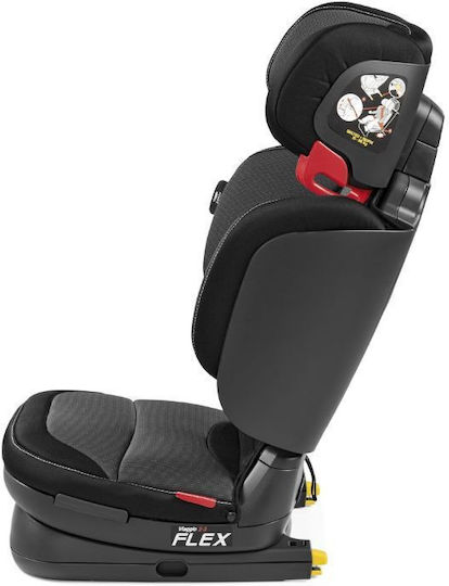 Peg Perego Viaggio 2-3 Flex Καθισματάκι Αυτοκινήτου με Isofix Crystal Black 15-36 kg