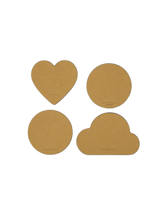 Set de 4 suporturi din piele Anya Hindmarch