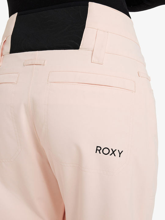 Roxy Snow Diversion ERJTP03276-MEB0 Γυναικείο Παντελόνι Σκι & Snowboard Ροζ